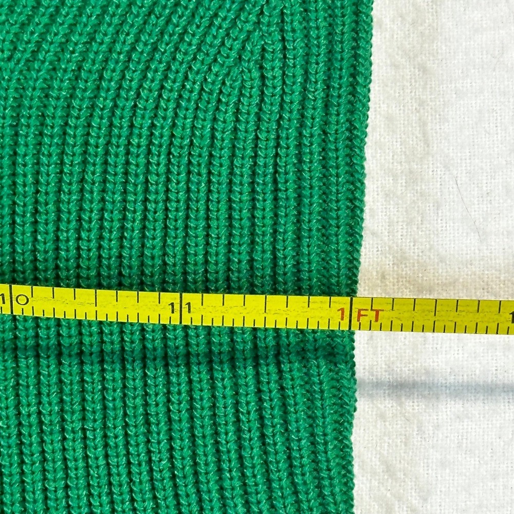 Spring Tube Top Green Ribbed Knit Sweetheart Strapless Size‎ Small Gardencore - Picture 3 of 3